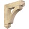 Ekena Millwork Legacy Arts & Crafts Rough Sawn Bracket, Douglas Fir, 4"W x 20"D x 20"H BKT04X20X20LEC03RDF - alternate 1